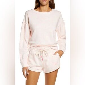 NWT UGG Tenley Crewneck Lounge Sweatshirt Nimbus Neon Melange.